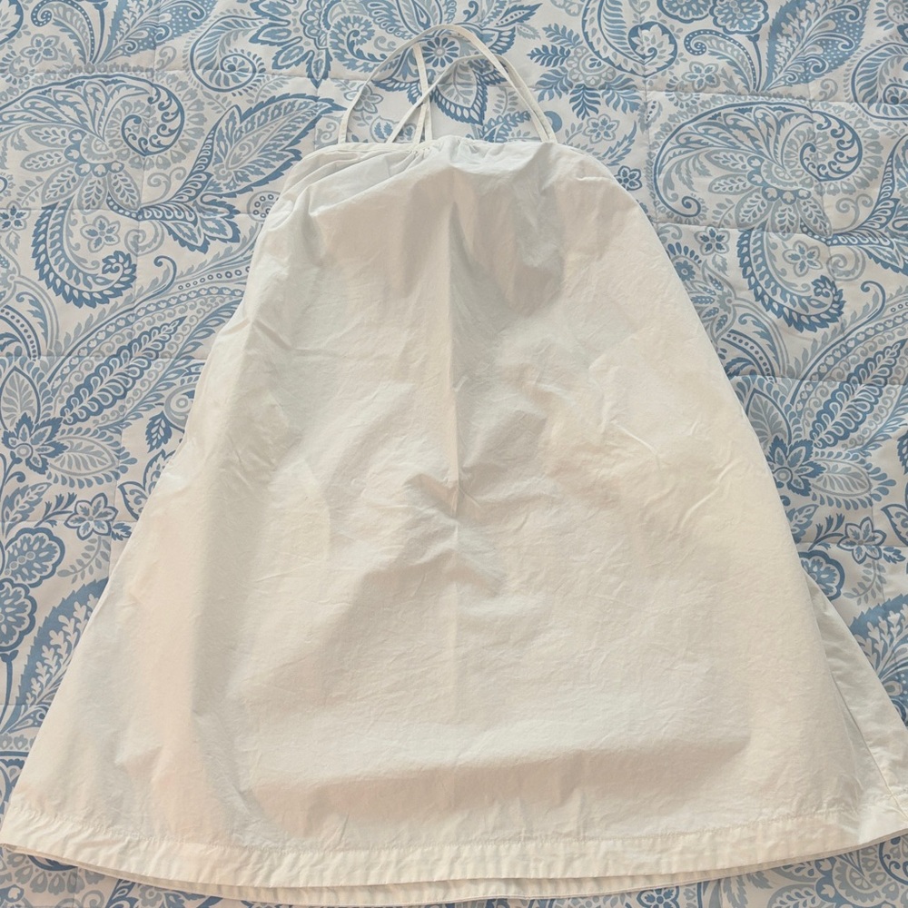 a new day White Poplin Mini Dress Size XS NWOT